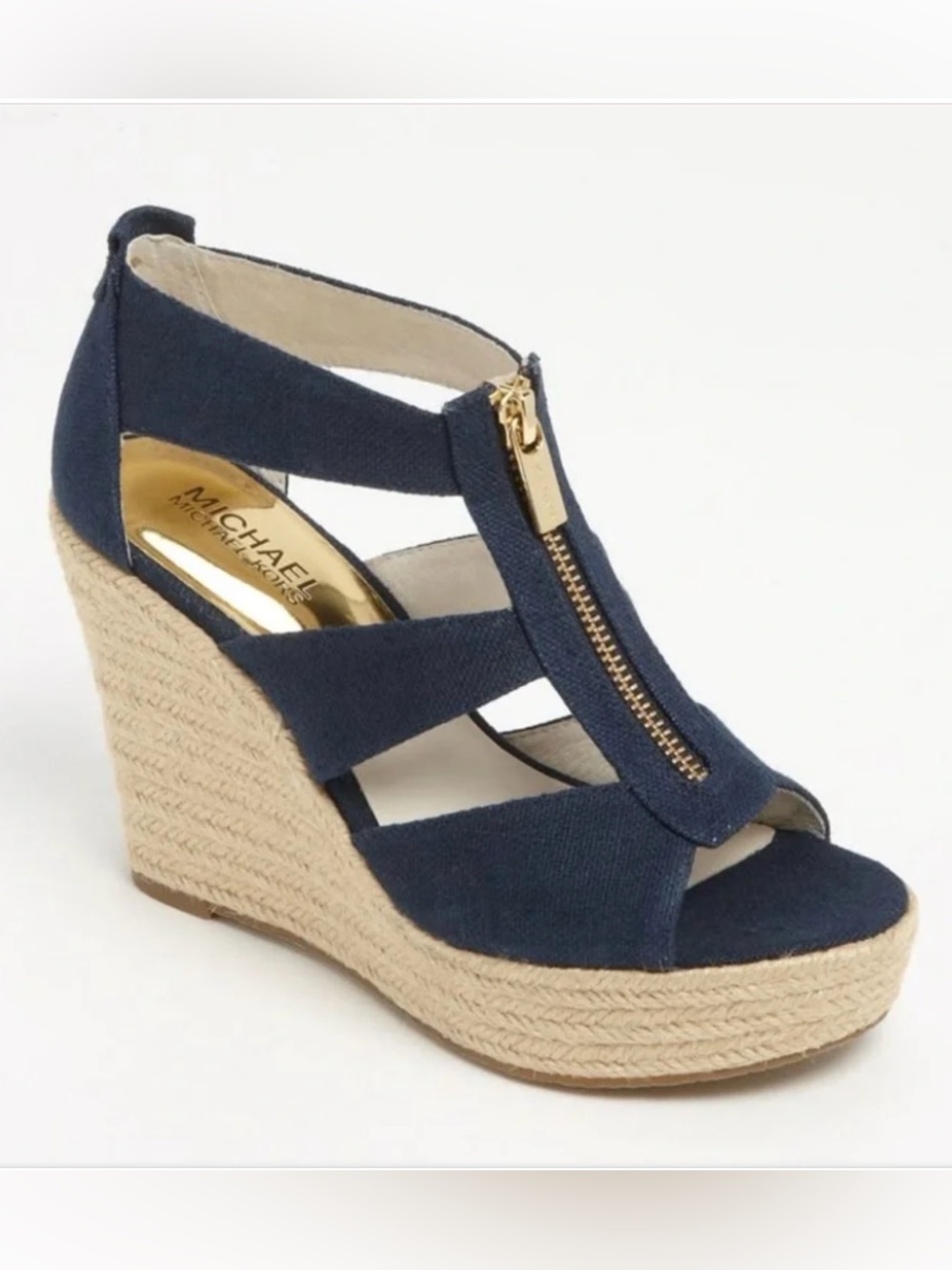 Michael Kors MICHAEL Damita Wedges Navy 8